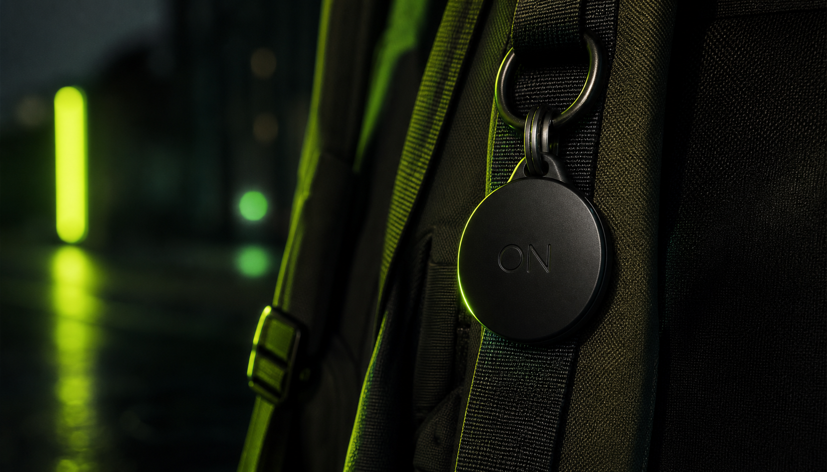 Tag ONTAG em mochila para Bluetooth